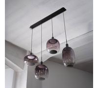 OSRAM Lampada a sospensione Decor Needle Linear 4xE27, grigio scuro, acciaio, s