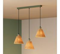 Lampada a sospensione OSRAM Decor Raffia, 3 luci, rafia, naturale Osram
