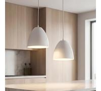 Lampada a Sospensione Pendelleuchte Sala da Pranzo B:30 CM Stretto Bianco Oro