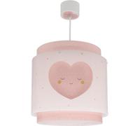 Lampada a sospensione per bambini Dalber Baby Dreams, cuore rosa, modello 76012MS, attacco E27, ideale per la cameretta delle bambine.