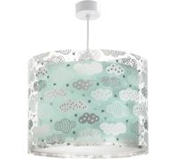 Lampada a sospensione per bambini Dalber Clouds, modello Nuvole, Verde Menta, 41412MH, attacco E27, lampade per bambini, cameretta.