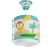 Lampada a sospensione per bambini Dalber My Little Jungle, animali della giungla, multicolore, 76112M, E27, lampade per bambini, cameretta dei bambini