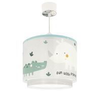 Lampada a sospensione per bambini Dalber Rhino & Croco, Rinoceronte e coccodrillo, animali, 60622M, E27, lampade per bambini, camera da bambina.