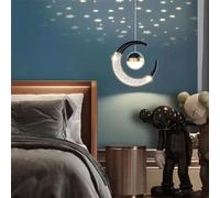 Lampada a Sospensione per Isola da Cucina, Lampada da soffitto a LED da 10 W, Bellissima Lampada da Fata con Luna e Stelle per Soggiorno e Camera da Letto Senza sfarfallio, Ottimo