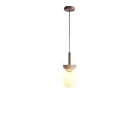 Lampada a Sospensione per Ufficio e Studio Color Crema, Creativa, in Vetro Bianco Naturale, in Pietra, per Ambienti caffè, Centri Commerciali, Club, apparecchio di Illuminazione, corridoio, balco