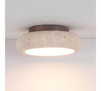 Lampada a sospensione, plafoniera a cupola in stile giapponese, montaggio semi-incassato, in metallo e vetro, vicino agli infissi per guardaroba, veranda, bagno, corridoio, soggiorno, balcone, lavande