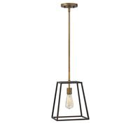 Lampada a Sospensione Plafoniera Acciaio Bronzo D 25,4 CM Lampada Sala Pranzo [EEK: Non valutato]