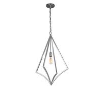 Lampada a Sospensione Plafoniera Acciaio Cromo D 48,9 CM Lampada Sala Pranzo [EEK: Non valutato]