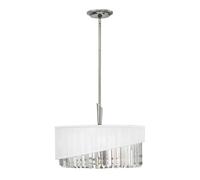 Lampada a Sospensione Plafoniera Acciaio D 53,3 CM 3 Fiamma Lampada Sala Pranzo [EEK: Non valutato]