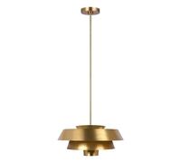 Lampada a Sospensione Plafoniera Acciaio Ottone D 45,7 CM Lampada da Soggiorno [EEK: Non valutato]