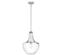 Lampada a sospensione plafoniera lampada a sospensione acciaio vetro cromato D 35cm lampada da sala da pranzo