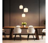 Lampada a Sospensione Plafoniera Luce Sala Pranzo da Cucina 3-Flammig [EEK: Inaditato]