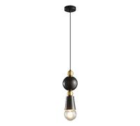 Lampada a Sospensione Postmoderna in Stile Fattoria Nera, Stile Mid-Century, in Ottone, Wabi Sabi, Lampada a Sospensione, Lampada da Pranzo, Lampada sopra Il Tavolo, Altezza Regolabile, Mini apparecc