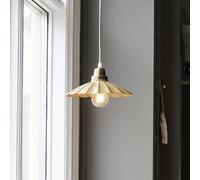 Lampada a sospensione PR Home Ester, gialla, Ø 24 cm, ferro, con spina PR Home