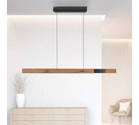 Lampada a sospensione PURE LED Moto-Rise, color legno, alluminio, CCT Pure