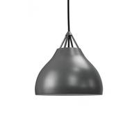 Lampada a sospensione Pyra di Dyberg Larsen, Ø 23 cm, grigio, metallo Dyberg Larsen