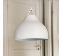Lampada a sospensione Pyra di Dyberg Larsen, Ø 29 cm, bianco, metallo Dyberg Larsen
