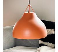 Lampada a sospensione Pyra di Dyberg Larsen, Ø 29 cm, cognac, metallo Dyberg Larsen