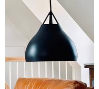 Lampada a sospensione Pyra di Dyberg Larsen, Ø 29 cm, nero, metallo Dyberg Larsen