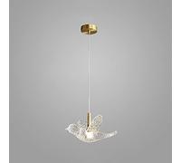 Lampada a Sospensione Rame Moderna di Lusso Leggero Lampada da Uccello Nordico Acrilico per la Luce del Negozio di Lampada a soffitto per Il Negozio di ristoranti Cucina Fatta in Cina