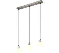 Lampada a sospensione Reality Molly 60x150x12 cm nichel opaco Nichel opaco
