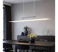 Lampada a Sospensione Regolabile Luce Sala Pranzo Cucina Altezza LED Cromo [EEK: Inaditato]