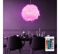 Lampada A Sospensione RGB LED Con Telecomando Per Soggiorno Big Light [EEK: F]