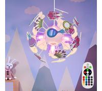 Lampada A Sospensione RGB LED Dimmerabile Per Bambine Con Cambio Colore [EEK: F]