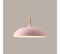 Lampada A Sospensione Semplice Moderna E27 Colori Caramella Paralume Decor Lampada A Sospensione per Ristorante Sala da Pranzo Club Corridoio Camera da Letto Cucina, Pink