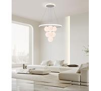 LAMPADA A SOSPENSIONE SFERE LED TRIPLA LUCE DIMMERABILE IP20 CON TELECOMANDO