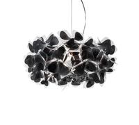 Slamp Clizia Mama Non Mama Lampada a sospensione, nero/cavo trasparente - ø53 cm