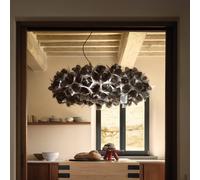 Slamp Clizia Mama Non Mama Lampada a sospensione, nero/cavo nero - ø78 cm