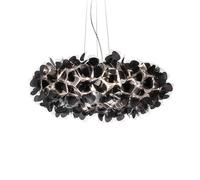 Slamp Clizia Mama Non Mama Lampada a sospensione, nero/cavo trasparente - ø78 cm