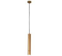 Lampada a sospensione struttura in metallo cromato modello Turbo Dimensioni 5x8,5xh 40 MAX 110 cm 1x Max 40 Watt 1,2 kg e colore Oro Satinato oro