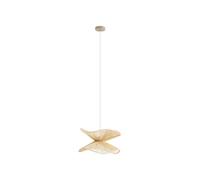 Lampada a sospensione 'Valdorin' dimmerabile (Moderno) colore Beige, in Carta ad es. Cucina (1 luce, E27) di Lindby | lampada a sospensione, lampada da soffitto, lampada, plafoniera, illuminazione a