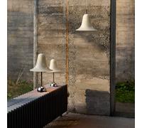 Lampada a sospensione Verpan Pantop, bianco crema, Ø 23 cm, metallo, E14 Verpan