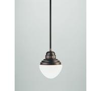 Lampada a Sospensione Vetro Ottone Antico Blendarm E27 Ø18 CM Sala Pendelleuchte