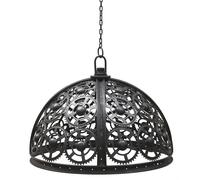 Lampada A Sospensione Vintage Industriale In Ferro Artigianale 65cm