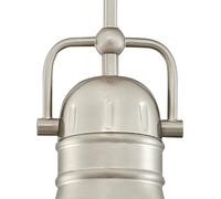 Lampada a sospensione Westinghouse Boswell, colore nichel spazzolato Westinghouse