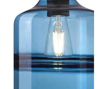 Lampada a sospensione Westinghouse Soren, cilindro, zaffiro Westinghouse