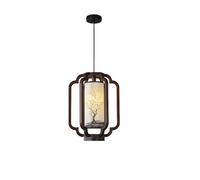 Lampada a Sospensiregolabile in Tessuto e Legno,A Sospensiper Soffitto, Ideale per L'Anticamera./Mezzo