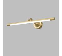 Lampada a specchio a LED BAGNI VASITY ASSEGNA AMPIANTO ABBIETTO REGOLABILE LUCI DI IMMAGINE, LIMA LIMINE DELL'ILLIMINE DELLA parete con pale in rame per il toilette da bagno (44 cm scuro) Aqiong