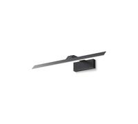 Lampada A Specchio LED In Metallo H: 5,5 Cm Nera Lungo 4000 K Luce Neutra [EEK: G]