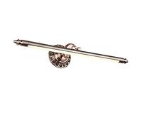 Lampada a Specchio Vintage Frontale Led per Bagno, Applique da Parete per Trucco Regolabile a 180°, Lampade a Specchio Retrò per la Toilette, Illuminazione per Quadri con Cornice/Red Copper-3000K/90Cm