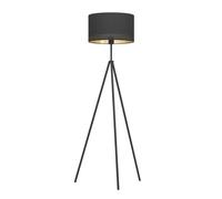 Lampada a stelo Eglo Esteperra 1 luce Nero Oro E27 40 W Nero-dorato