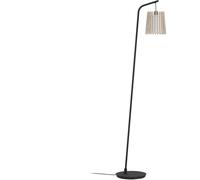 Piantana Contemporanea Fattoria Acciaio Nero 1 Luce E27