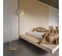 Lampada ad Arco Piantana Regolabile Sfera 1xE27 Sabbia Metallo [EEK: Non valutato]