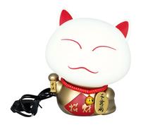 Lampada a tema gatto della fortuna - Maneki neko - oro
