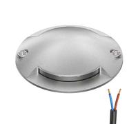 Lampada a terra a LED RUNDA per uso esterno IP67 a 2 fiamme in alluminio rotondo