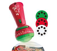 Lampada a torcia natalizia per bambini, 24 modelli fissi, giocattoli educativi e luce notturna, divertente proiettore per ragazze e ragazzi